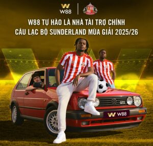 w88 tài trợ clb sunderland ảnh 1